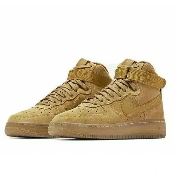 Nike Shoes Nike Air Force High Lv8 Gs Shoe Wheat Gum Light